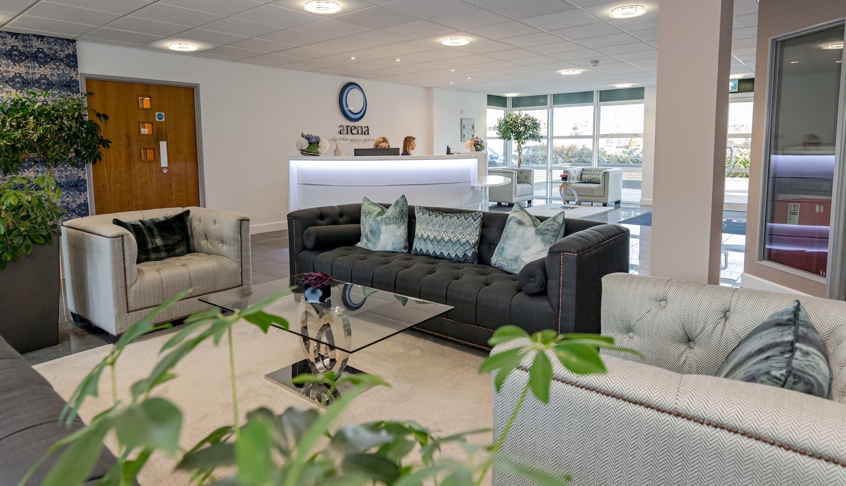 Arena Offices reception area