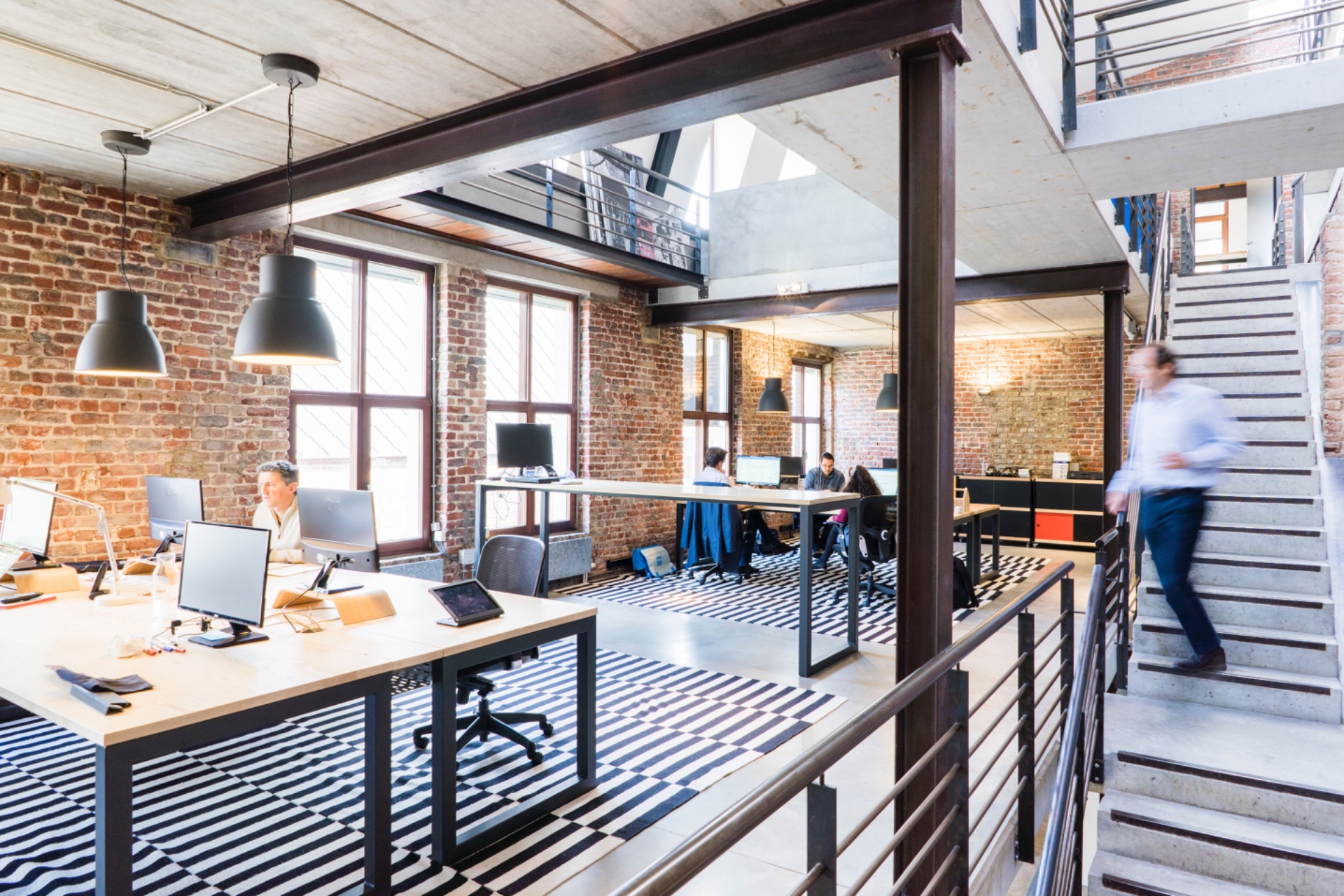 Modern office workspace