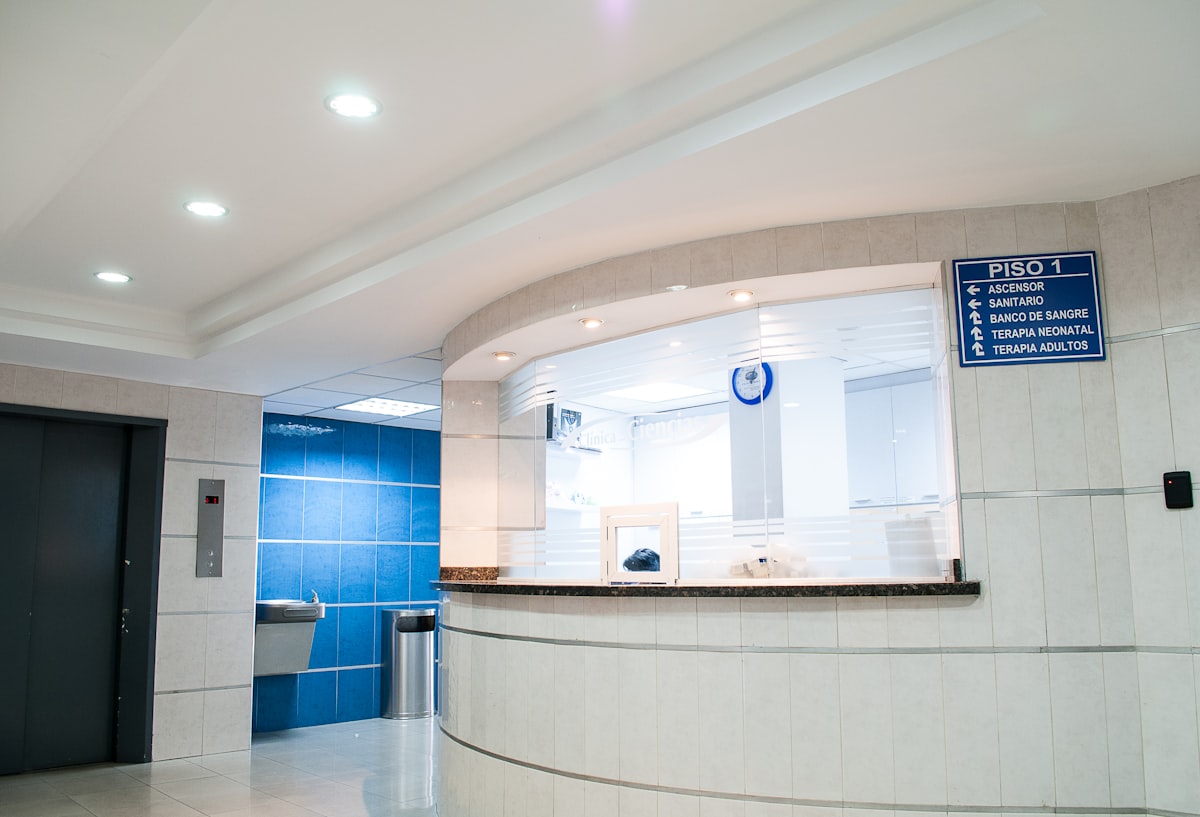 A clean, modern private hospital room
